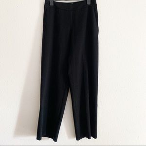 MAX MARA Black Crepe Side Zip Pants